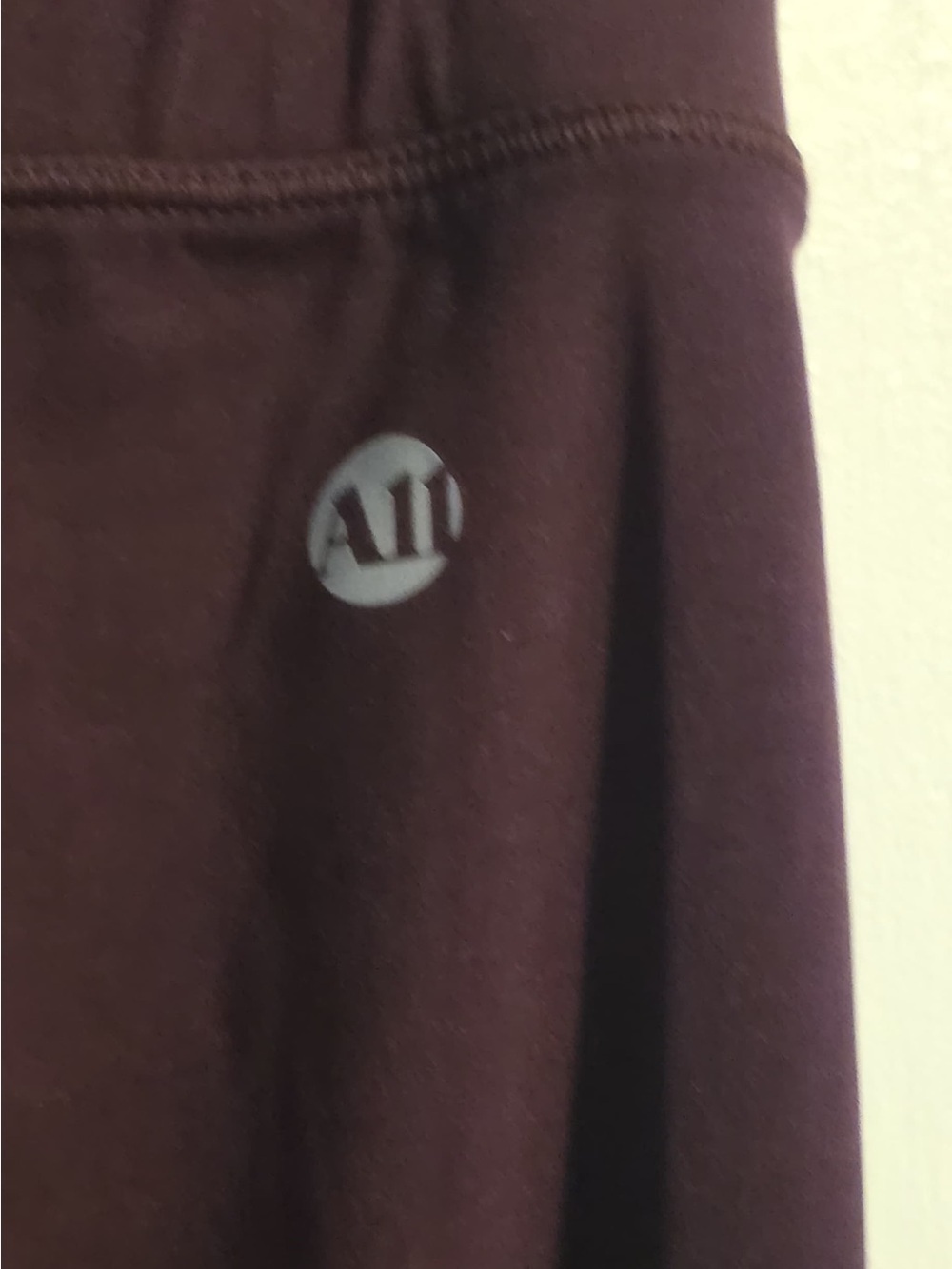 ALL ACCESS Burgundy High-Waist Leggings - Picture 10 of 16